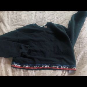 Levi’s crop crew neck